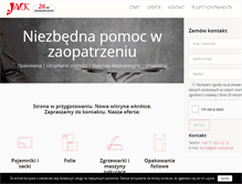 Tablet Screenshot of jack-opakowania.pl